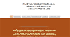 Desktop Screenshot of iyengaryogawithdavid.com