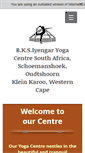 Mobile Screenshot of iyengaryogawithdavid.com